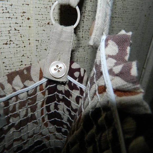 SOFT SURROUNDINGS Boho Beach Dress Handkerchief Style Size M (Y-17) - Picture 3 of 5